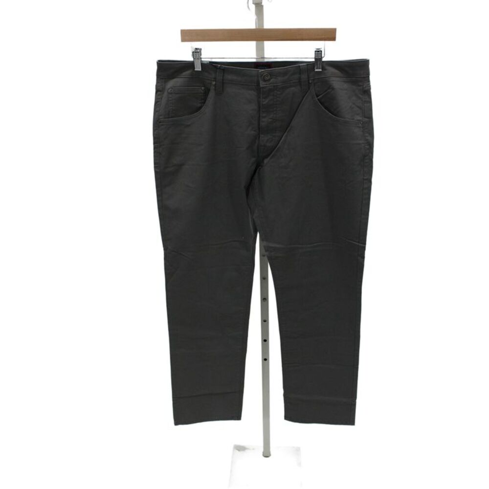 Untuckit Mens Gray Cotton Blend Chino Pants Size 38